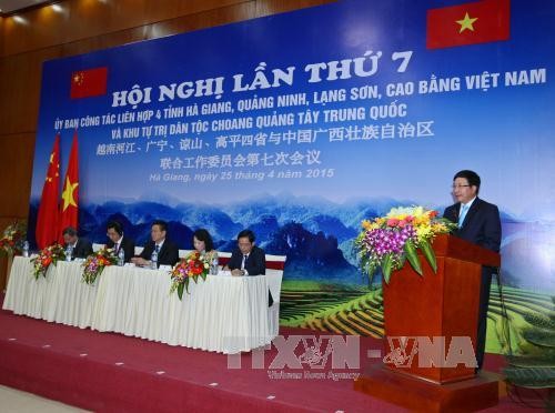 Bốn tỉnh biên giới phía Bắc (VN) và Khu tự trị dân tộc Choang Quảng Tây (TQ) tăng cường hợp tác