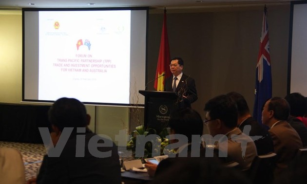 Diễn đàn về cơ hội thương mại và đầu tư cho Việt Nam - Australia trong TPP 