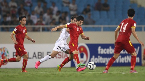 Thi đấu giao hữu quốc tế giữa đội tuyển bóng đá Việt Nam và Syria