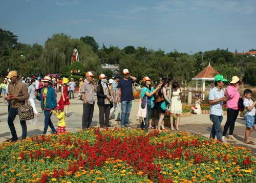 Festival hoa Đà Lạt 2017: Trên 60 ngàn lượt khách tham quan triển lãm hoa, cây cảnh quốc tế