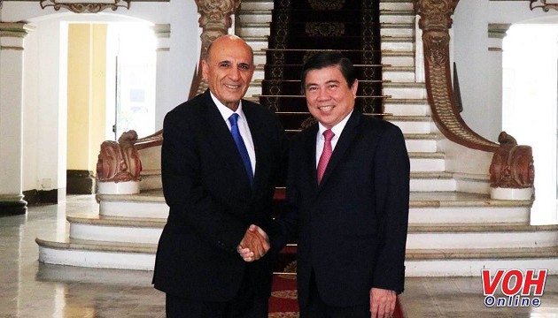 Lãnh đạo Thành phố Hồ Chí Minh tiếp nguyên Phó Thủ tướng Israel