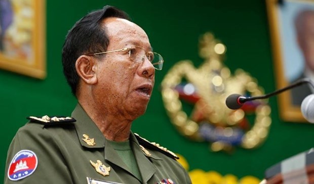 Bộ trưởng Quốc phòng Campuchia Tea Banh. - Ảnh: Khmer Times