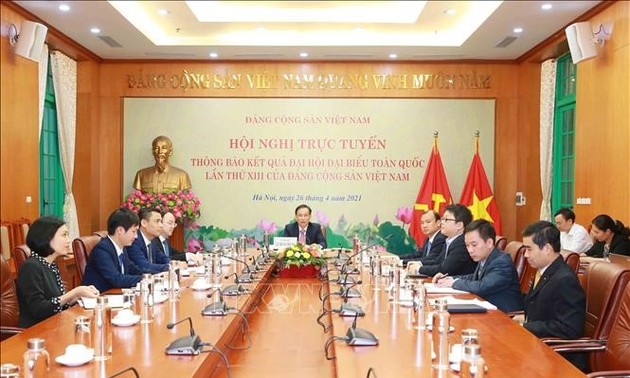 Thông báo kết quả Đại hội đại biểu toàn quốc lần thứ XIII của Đảng Cộng sản Việt Nam tới Đảng Cộng sản Nhật Bản