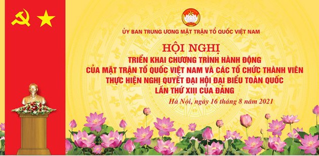 Ủy ban Trung ương Mặt trận Tổ quốc Việt Nam triển khai Nghị quyết Đại hội Đảng toàn quốc lần thứ XIII