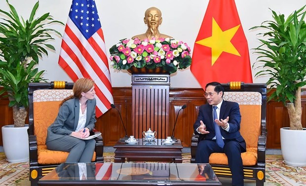 Bộ trưởng Ngoại giao Bùi Thanh Sơn tiếp Tổng Giám đốc Cơ quan Phát triển Quốc tế Hoa Kỳ