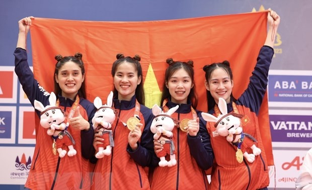 Đoàn Thể thao Việt Nam vượt mốc 100 huy chương vàng tại SEA Games 32