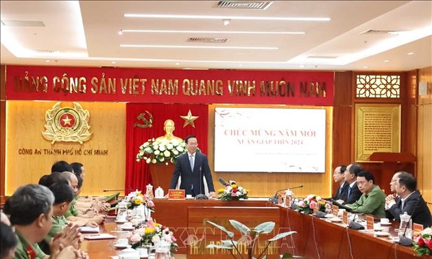 Chủ tịch nước Võ Văn Thưởng thăm, chúc Tết tại Thành phố Hồ Chí Minh 