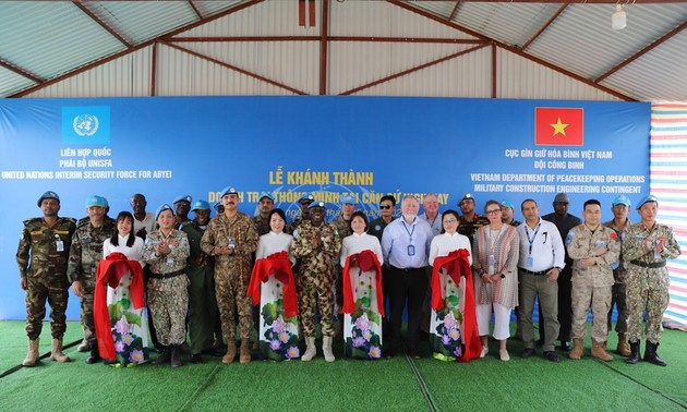 Đội Công binh Việt Nam khánh thành Doanh trại thông minh tại Abyei