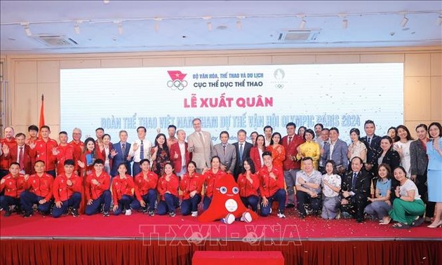 Olympic 2024: Các vận động viên Việt Nam sẵn sàng thực hiện nhiệm vụ với quyết tâm cao