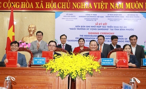 Samsung Hope School to be built in Binh Phuoc province