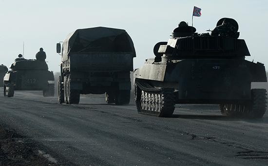 Ополченцы на Украине практически полностью отвели тяжёлые вооружения от линии соприкосновения