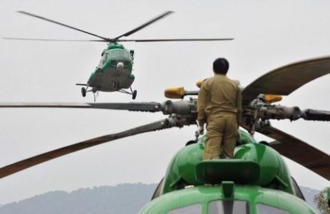 В Лаосе обнаружен пропавший без вести вертолёт