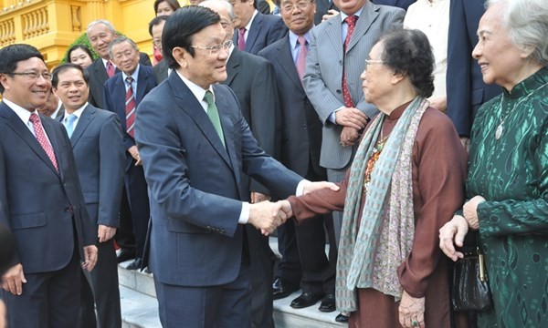 Президент СРВ Чыонг Тан Шанг принял руководителей дипломатических ведомств
