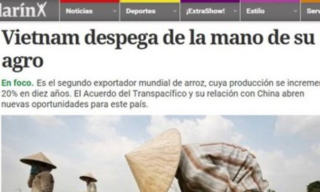 Аргентинская газета воспевает успехи Вьетнама в развитии сельского хозяйства