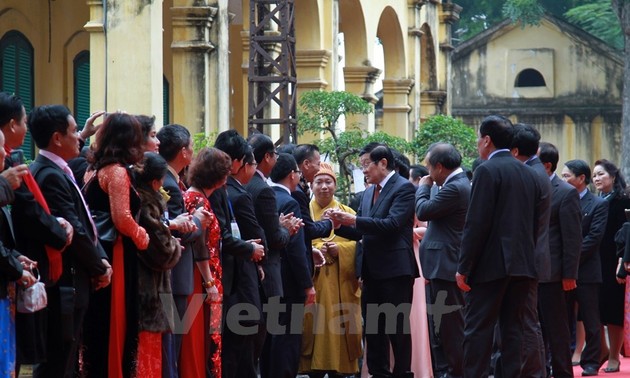 Президент СРВ Чыонг Тан Шанг поздравил жителей провинции Нгеан с Тэтом