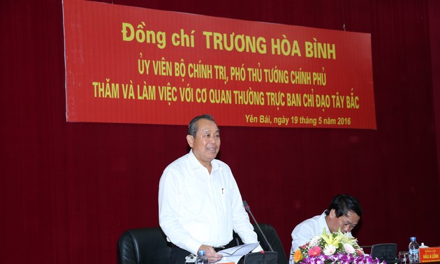 Чыонг Хоа Бинь провёл рабочую встречу с Комитетом по делам северо-западного региона