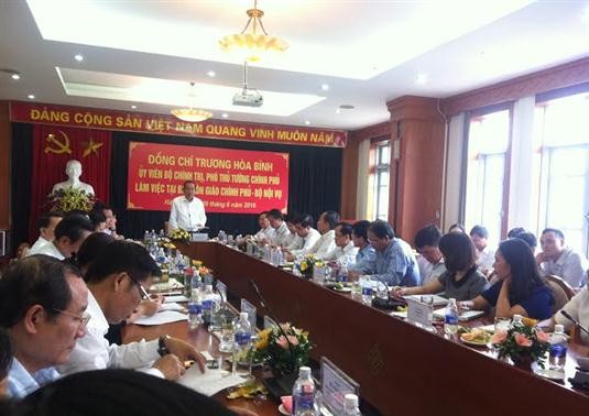 Чыонг Хоа Бинь провел встречу с Правительственным комитетом по религиозным вопросам
