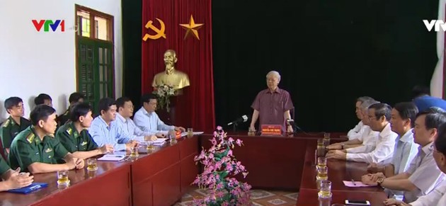 Нгуен Фу Чонг провёл рабочую встречу с руководителями провинции Дьенбьен