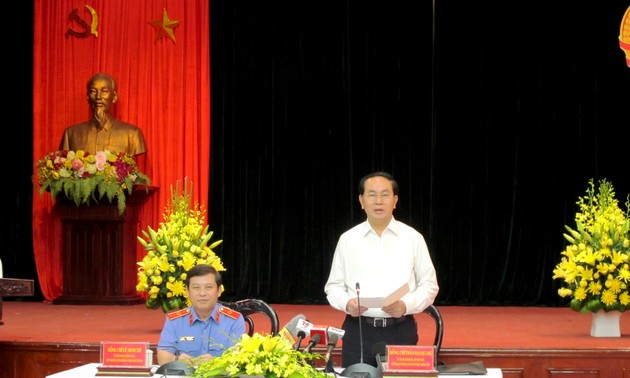 Чан Дай Куанг провёл рабочую встречу с представителями Верховной народной прокуратуры