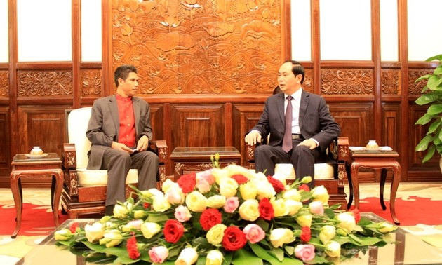 Президент Вьетнама Чан Дай Куанг принял посла Восточного Тимора
