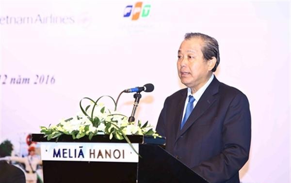 Чыонг Хоа Бинь председательствовал на конференции по безопасности дорожного движения