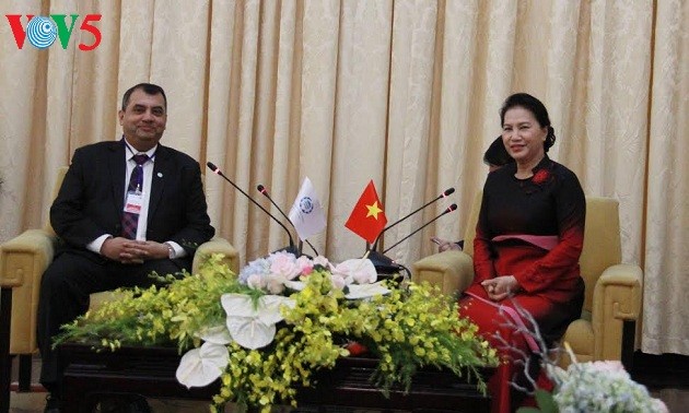Председатель Национального собрания Вьетнама приняла руководителей МПС