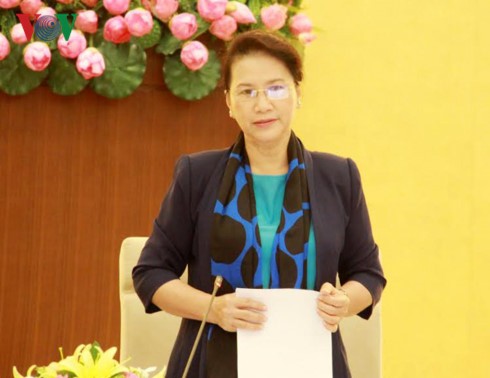 Нгуен Тхи Ким Нган встретилась с делегацией парткома провинции Йенбай