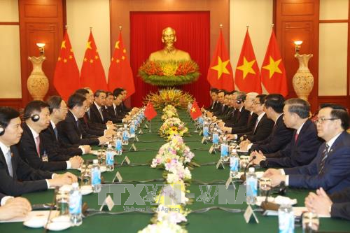 В Ханое состоялись переговоры между главами компартий Вьетнама и Китая