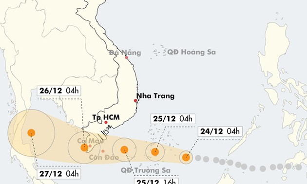 Вьетнам готовится встретить тайфун «Тембин»