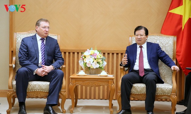 Вице-премьер Чинь Динь Зунг принял генерального директора нефтяной компании «Зарубежнефть»