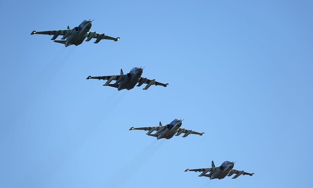 Россия уничтожила десятки боевиков после того, как они сбили Су-25