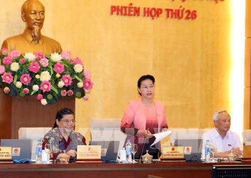 Открылось 26-е заседание Постоянного комитета Национального собрания Вьетнама 