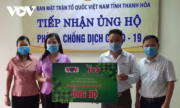 VOV оказало поддержку провинции Тханьхоа в борьбе с коронавирусом