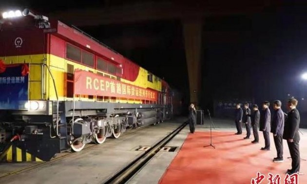 Всеобъемлющее региональное экономическое партнёрство: первый поезд прибыл из Китая во Вьетнам