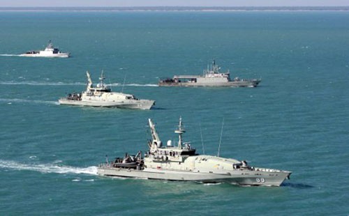 กองทัพเรืออินโดนีเซียและไทยเข้าร่วมการซ้อมรบร่วม