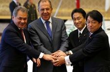 ญี่ปุ่นและรัสเซียเห็นพ้องกันที่จะร่วมมือด้านความมั่นคง
