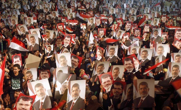 การชุมนุมในอียิปต์ในโอกาสรำลึกครบรอบ๑ปีการทำรัฐประหาร