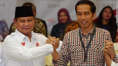 การเลือกตั้งประธานาธิบดีอินโดนีเซีย  ผู้ลงสมัครทั้งสองคนต่างประกาศชัยชนะ