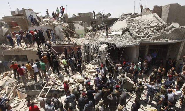 เครื่องบินรบของอิรักทำลูกระเบิดตกใส่เขตชุมชน