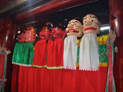 Wooden head puppetry in Nam Dinh