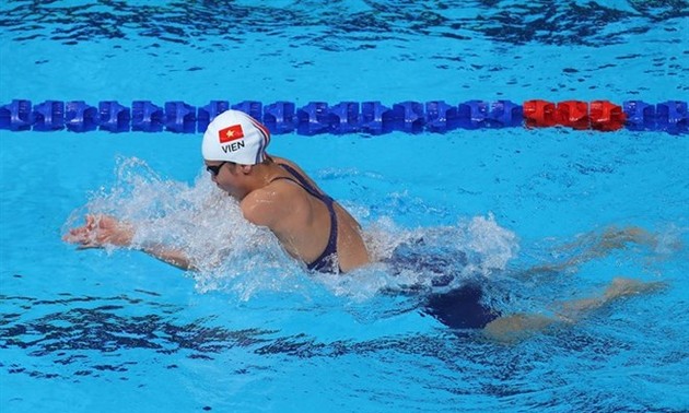 Swimmer Nguyen Thi Anh Vien voted Best Athlete of 2017