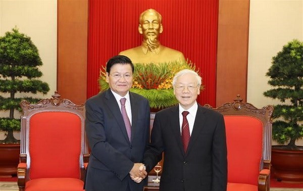 Party chief praises Vietnam-Lao ties 