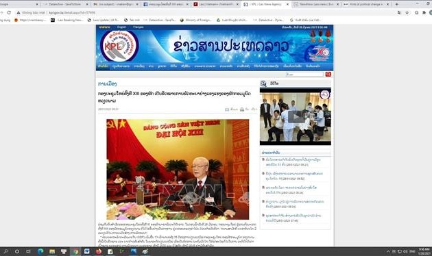 Lao newspaper highlights robust development of CPV