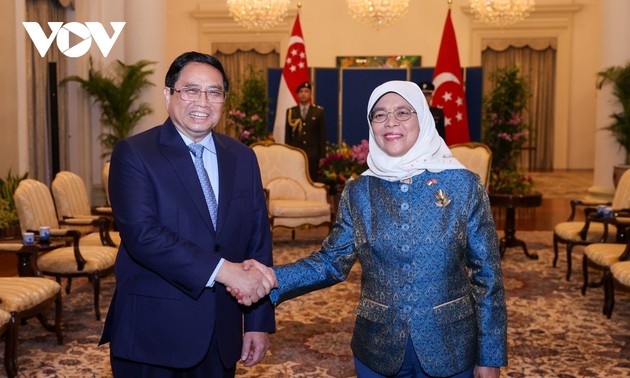 Prime Minister meets Singaporean President