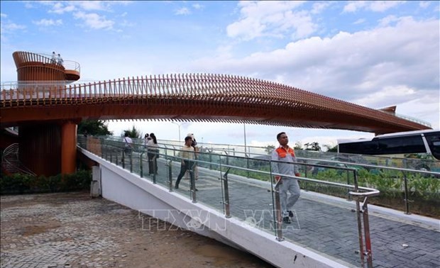 Japan-style bridge inaugurated in Da Nang city