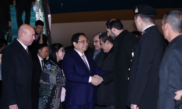 PM Pham Minh Chinh arrives in Ankara, starting official visit to Turkey