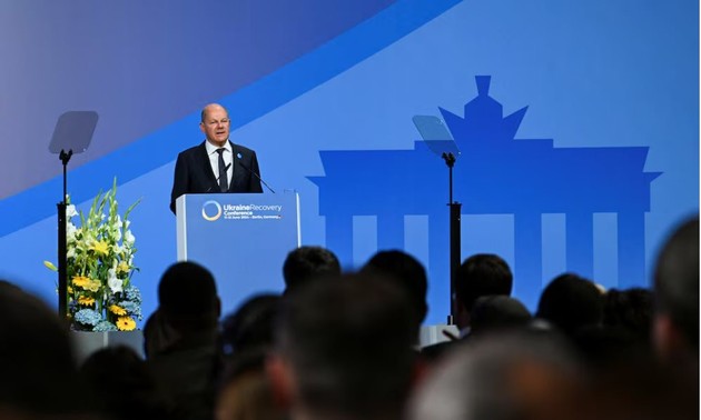International conference on Ukraine’s reconstruction opens in Berlin