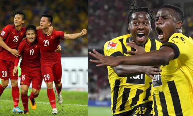 Tối nay, Tuyển Việt Nam đấu giao hữu với Câu lạc bộ Borussia Dortmund 