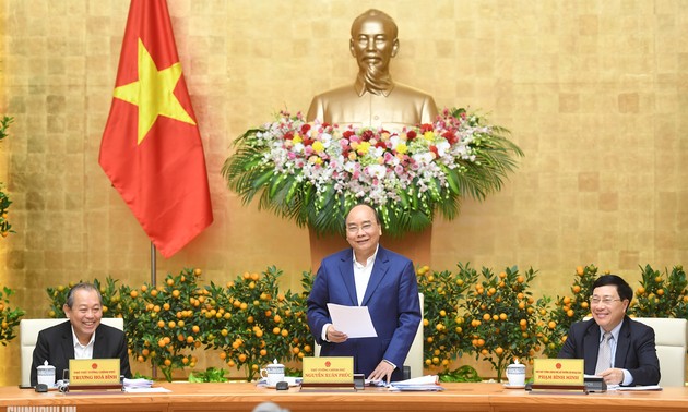 越南政府1月例行记者会举行