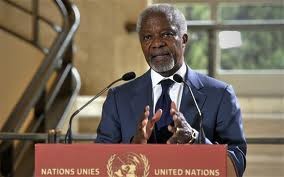 Kofi Annan back in Syria